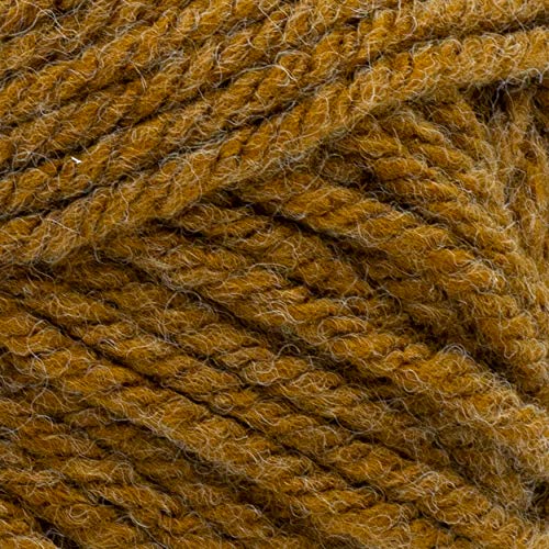 Image of Lion Brand Hue + Me Yarn for Knitting, Crocheting, and Crafting, Bulky and Thick, Soft Acrylic and Wool Yarn, Arrowwood, (5-Pack)