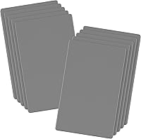 Vista 30 de LIDER Placa de pared en blanco, resistente a la temperatura y a los impactos, acrílico, reflectante, cubierta sin tornillos, actualización