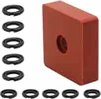 AOMUCH 20 Sets 3/8" Impact Wrench Socket Retainer Rings With O-rings - Friction/Hog Ring Kit - View #4