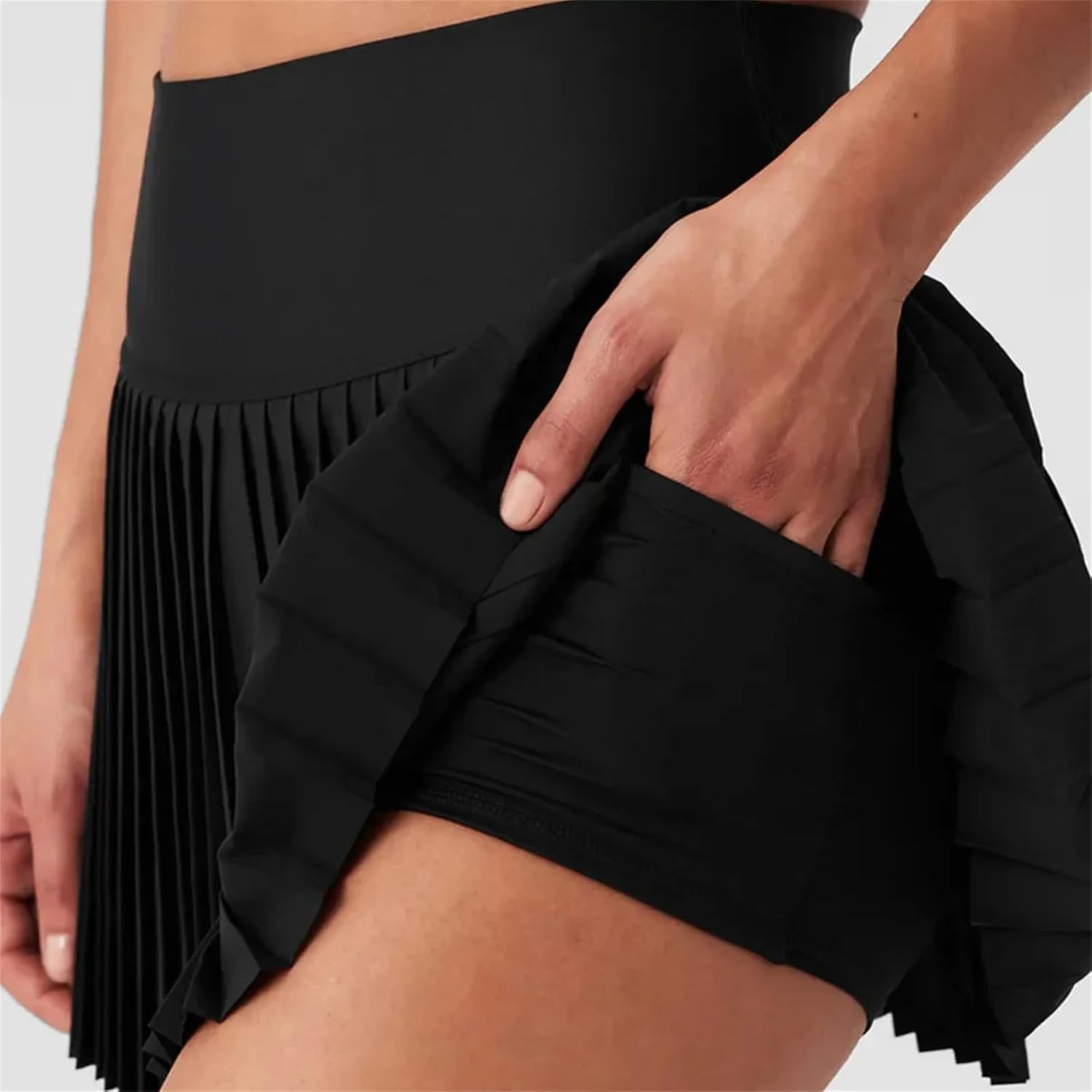 Grand Slam Tennis Skirt for Women Pleated Mini Flare Stylish Workout Sports Skirt