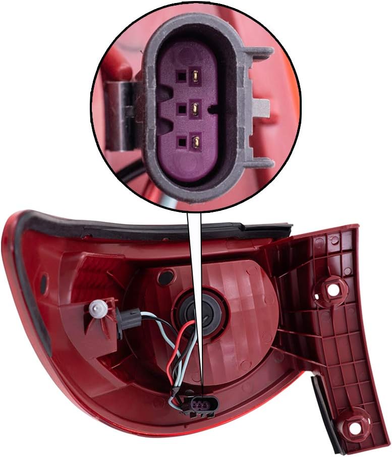Brock Tail Light for 2009-2012 Traverse Quarter Mounted 15912686 Right GM2801238
