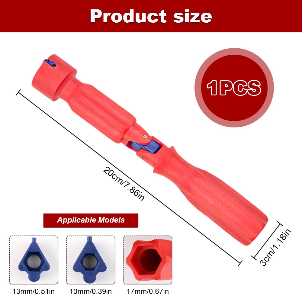 KUIZHEN Toilet Seat Spanner Plumbing Tools, Universal Toilet Seat Installation Key - Image 2