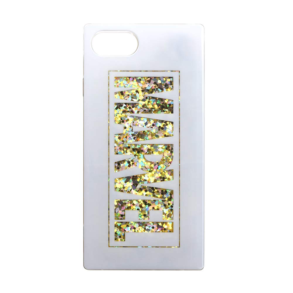 Premium Style iPhone 8/7/6s/6用 グリッターケース [ロゴ/ホワイト] PG-DLQ17M02MVL