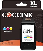 COCCINK CL-541 XL Colour Printer Ink Cartridges Replacement for Canon 541XL Compatible with TS5150 TS5151 MG3650s MG3650 MG4250 MX475 MG3600 MX535 MG3250 MG3550 High Yield Colour