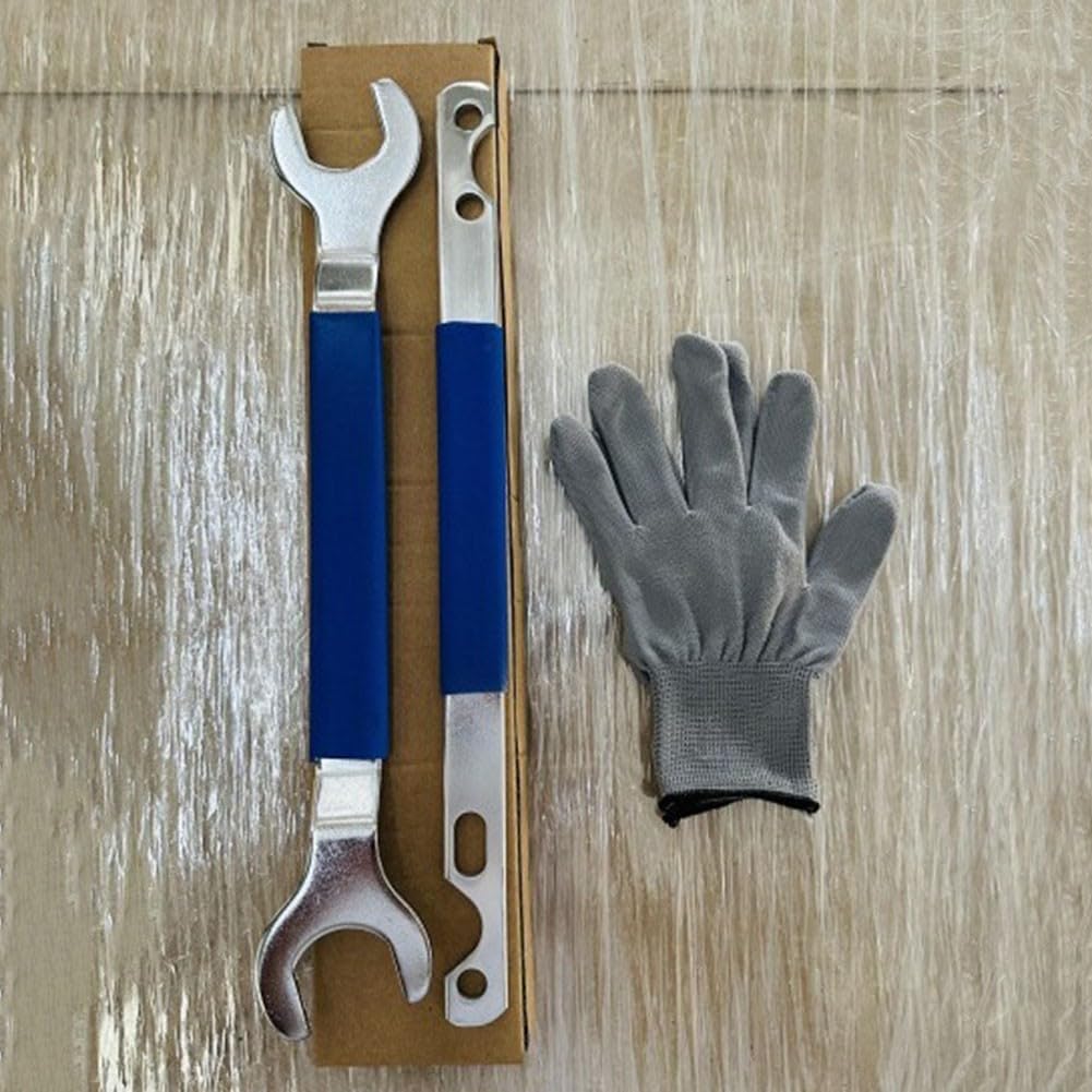 Kit de herramientas de extracción de embrague de ventilador incluye llaves de 32 mm y 36 mm con barra de sujeción de polea para vehículos BMW