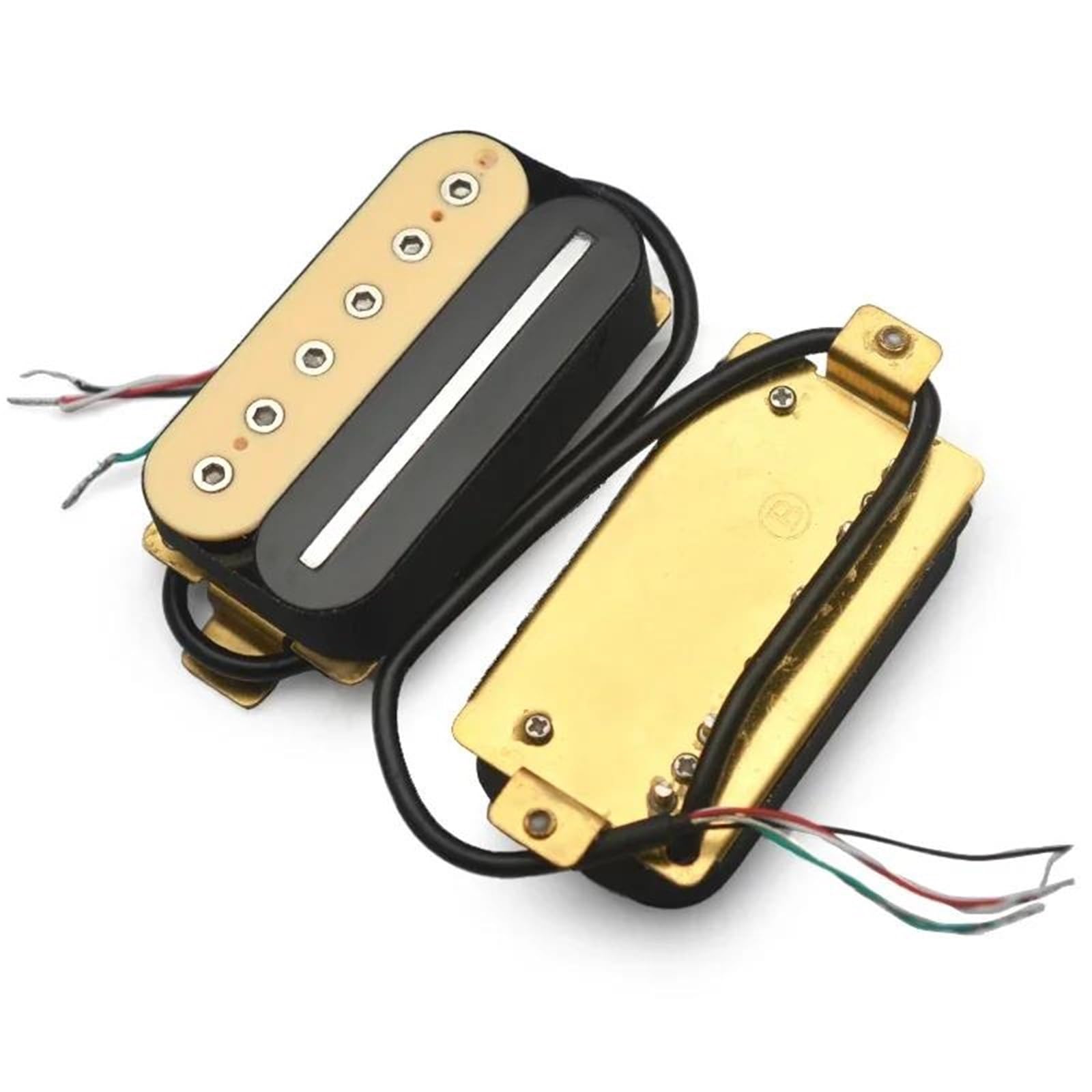 Pastillas De Guitarra Eléctrica Humbucker Para Guitarra Eléctrica | Hoja y tornillo hexagonal que ajustan la pastilla de guitarra de doble bobina con 4 cables de conducta/división de bobina
