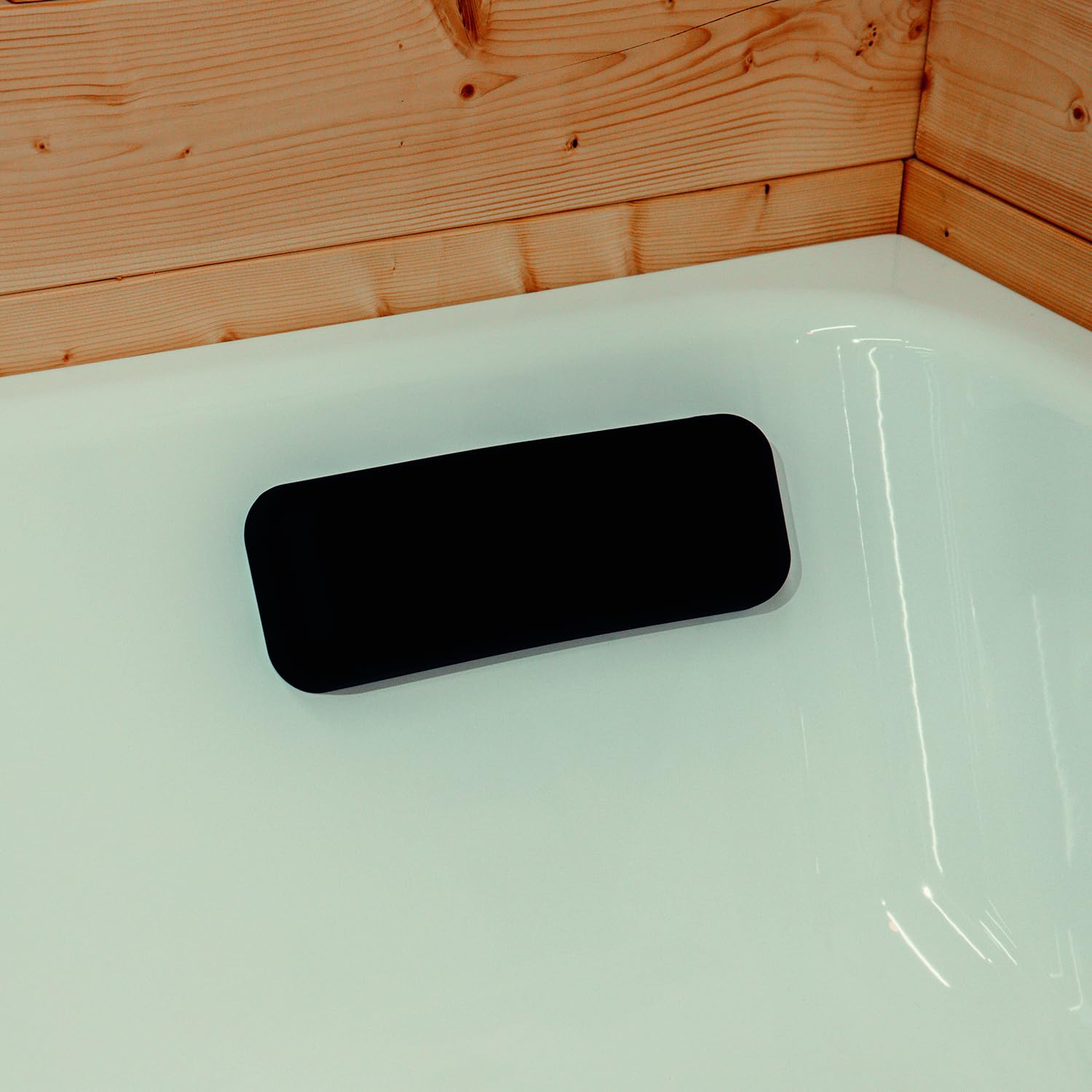 BetteRelax cojín de bañera/cojín cervical Relax, una sola pieza, B57-0213, Color: Negro