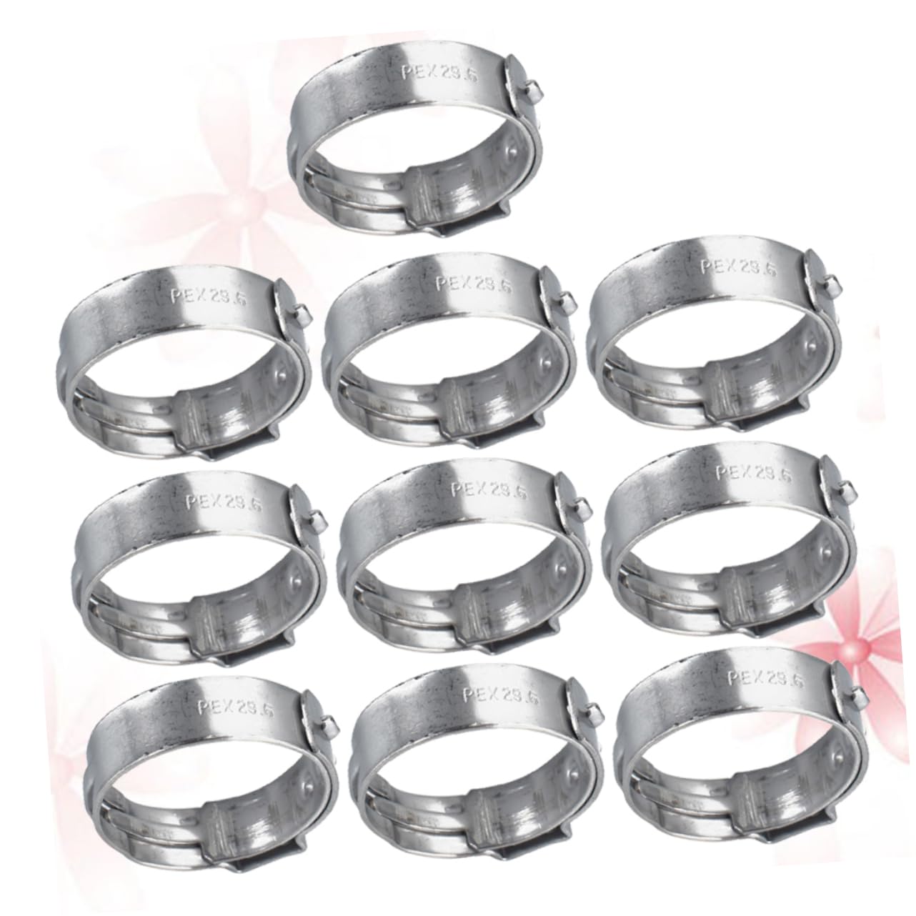 SEWOART 10pcs 1 Drive Hose Clip Hose Clamp
