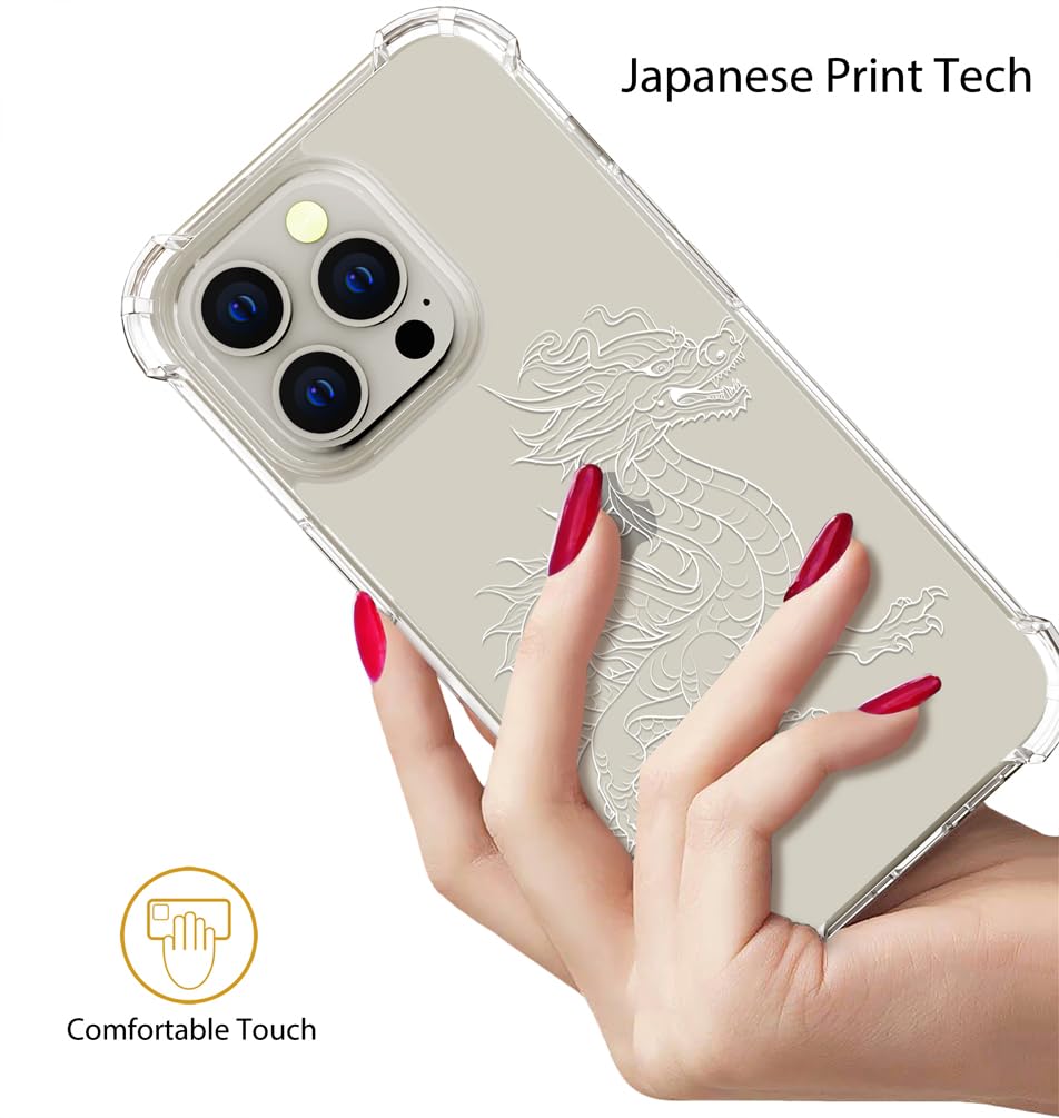 Transparente IPhone 15 Pro Hülle Mit Blumenmuster – Kratzfest, Schlank, Mit Kameraschutz