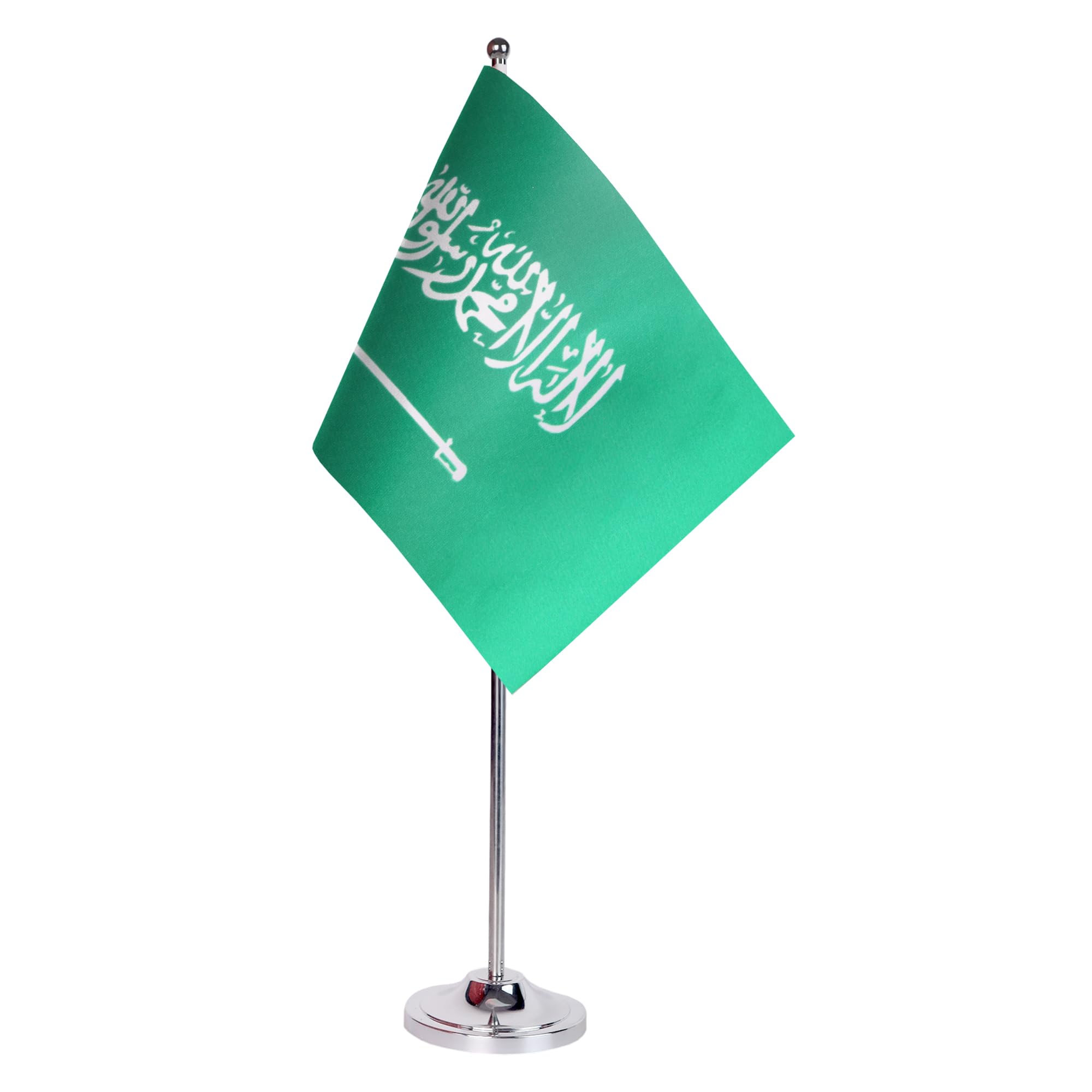 AZ FLAG Bandiera Da Tavolo Arabia Saudita 22x15cm Raso