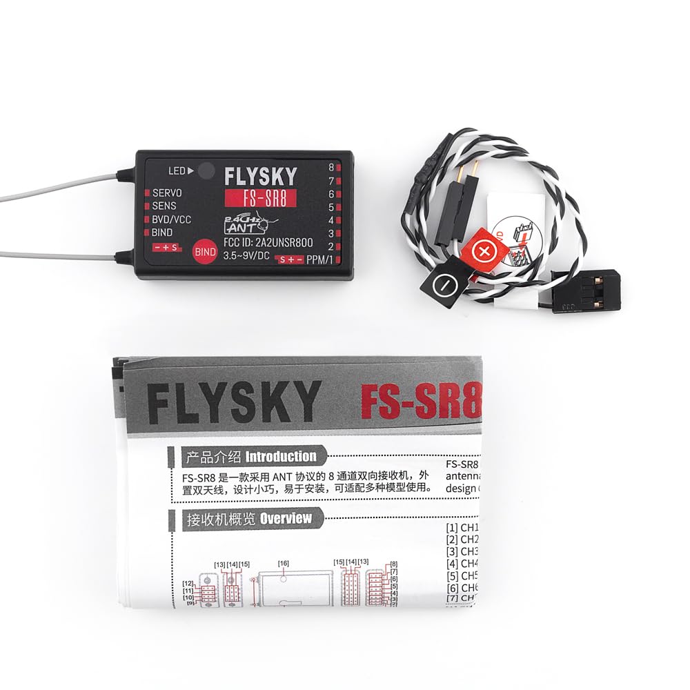 Ｆr sky送信機 FlySky FS-ST8 2.4GHz 10CH 無線送信機 ANT RGB アシスタント