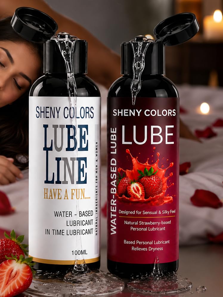 Gentle Water-Based Personal Lubricant for Silky Smooth Experience Strawberry Flavoured pack of-2 100 ml-picture-19