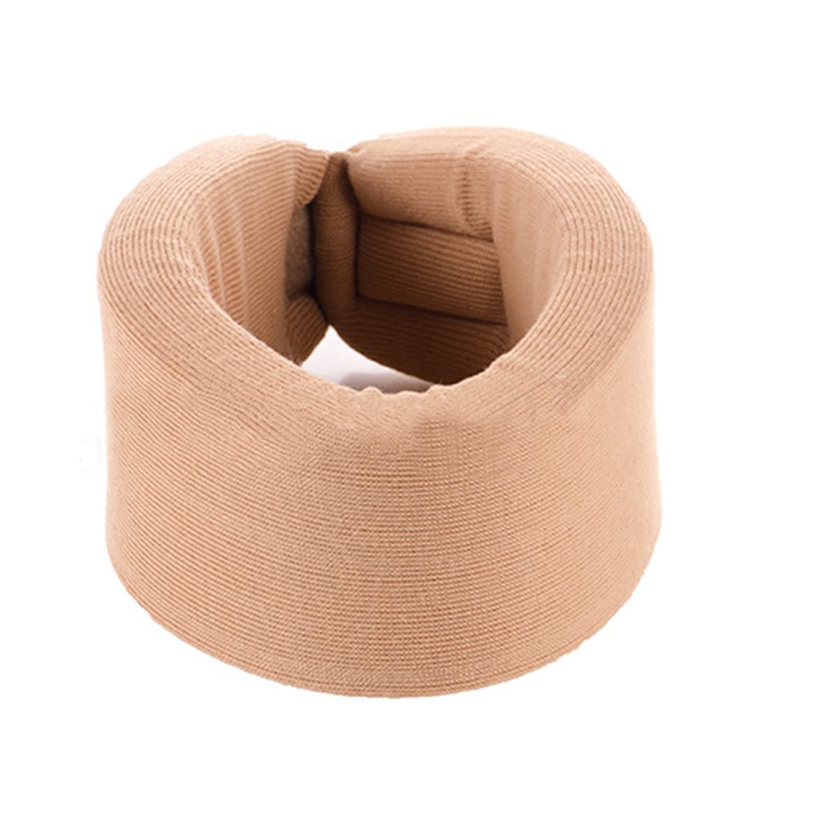 FOOJO Halskrause, Halskrause aus weichem Schwamm Universal-Halskrause, verstellbare Nackenstütze zum Schlafen - lindert Nackenschmerzen und Druck auf die Wirbelsäule,M