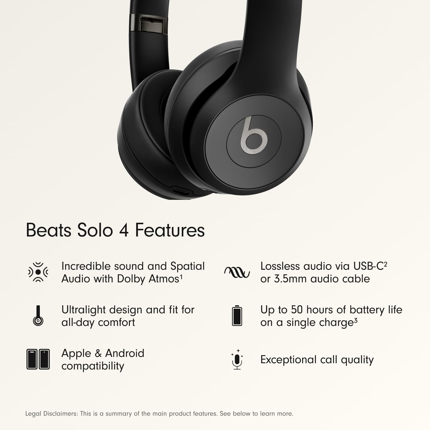 Solo 4 Wireless On-Ear Bluetooth Headphones - Review - Dettaglio