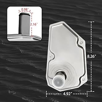 31728-3JX0A Transmission Filter Oil Pan and Gasket Kit Fits for Chevy Spark 2012-2015, Nissan Tiida 2013-2015, Sentra 2013-2018, Note 2012-2019, Versa 2012-2019, Replaces# 31728-3JX0B, 31728-3JX0C