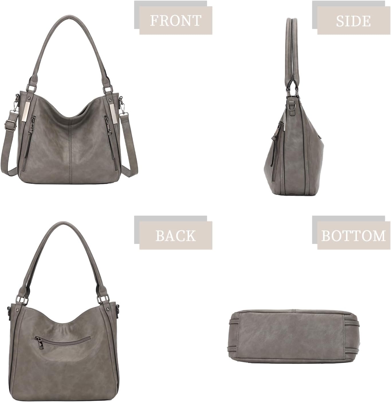 Purses for Women Shoulder Handbags Hobo Bags Tote Bag - Image 6