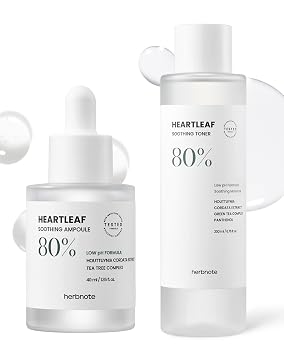 Heartleaf Soothing Moisture Ampoule & Heartleaf Soothing Moisture Toner Bundle