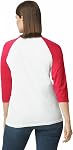Gildan T-shirt 3/4 Raglan en coton lourd pour hommes, style G5700, 2-packT-Shirt