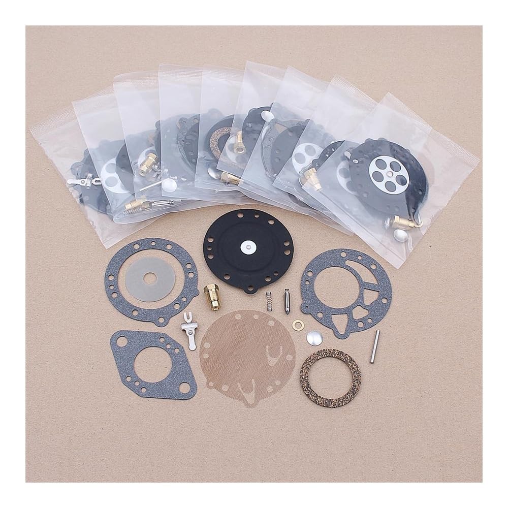 Kit de réparation de carburateur HL-166C et HL-351A en lot de 10 pièces