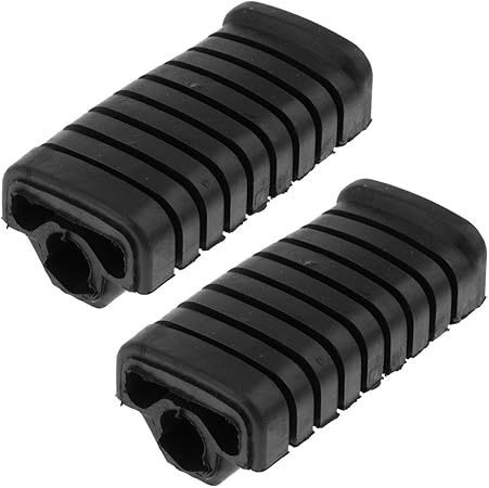 Amazon オートバイ ゴム製 足元のペダル 足のペグ カバー シェル 黒 1ペア 全３モデル Honda Wy125用 ステップ フットペグ 車 バイク