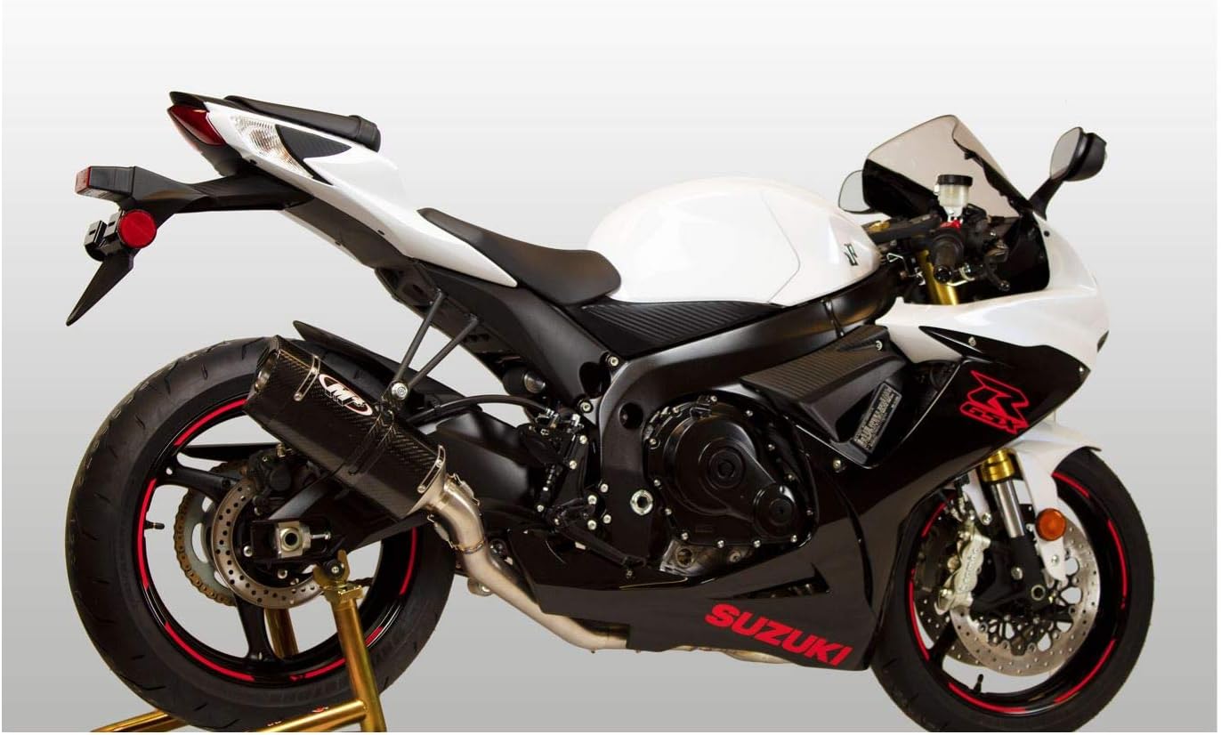 M4 Performance Exhaust Full System with Carbon Fiber MC36 Tech1 Canister compatible with 2011-2019 Suzuki GSXR600 GSXR750 SU6124