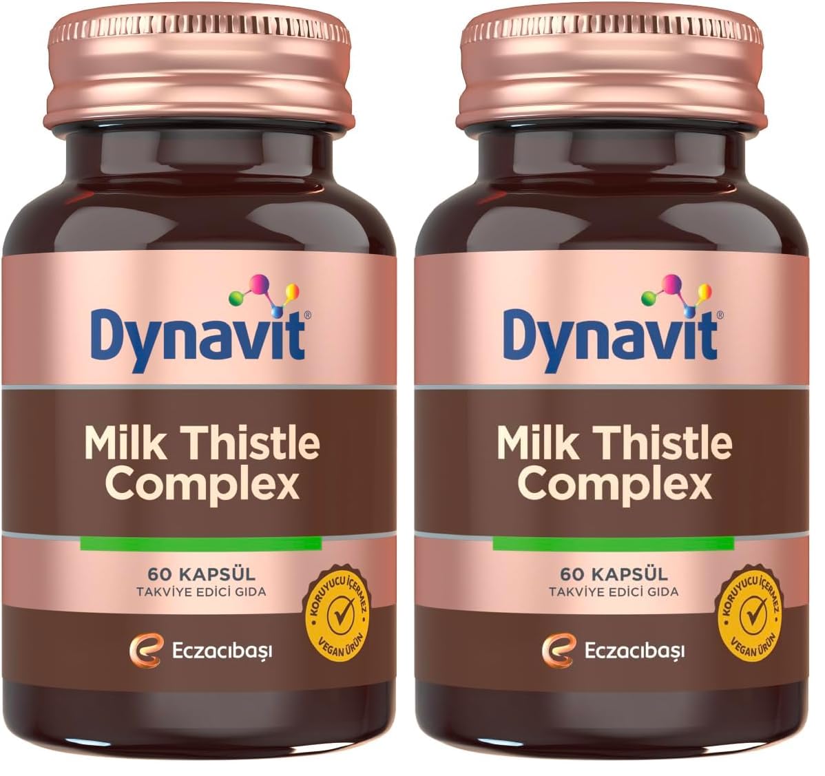 Dynavit Milk Thistle Complex 60 Kapsül - Deve Dikeni Tohum, Silimarin, Enginar, Karahindiba, Maydanoz (2 paketi)
