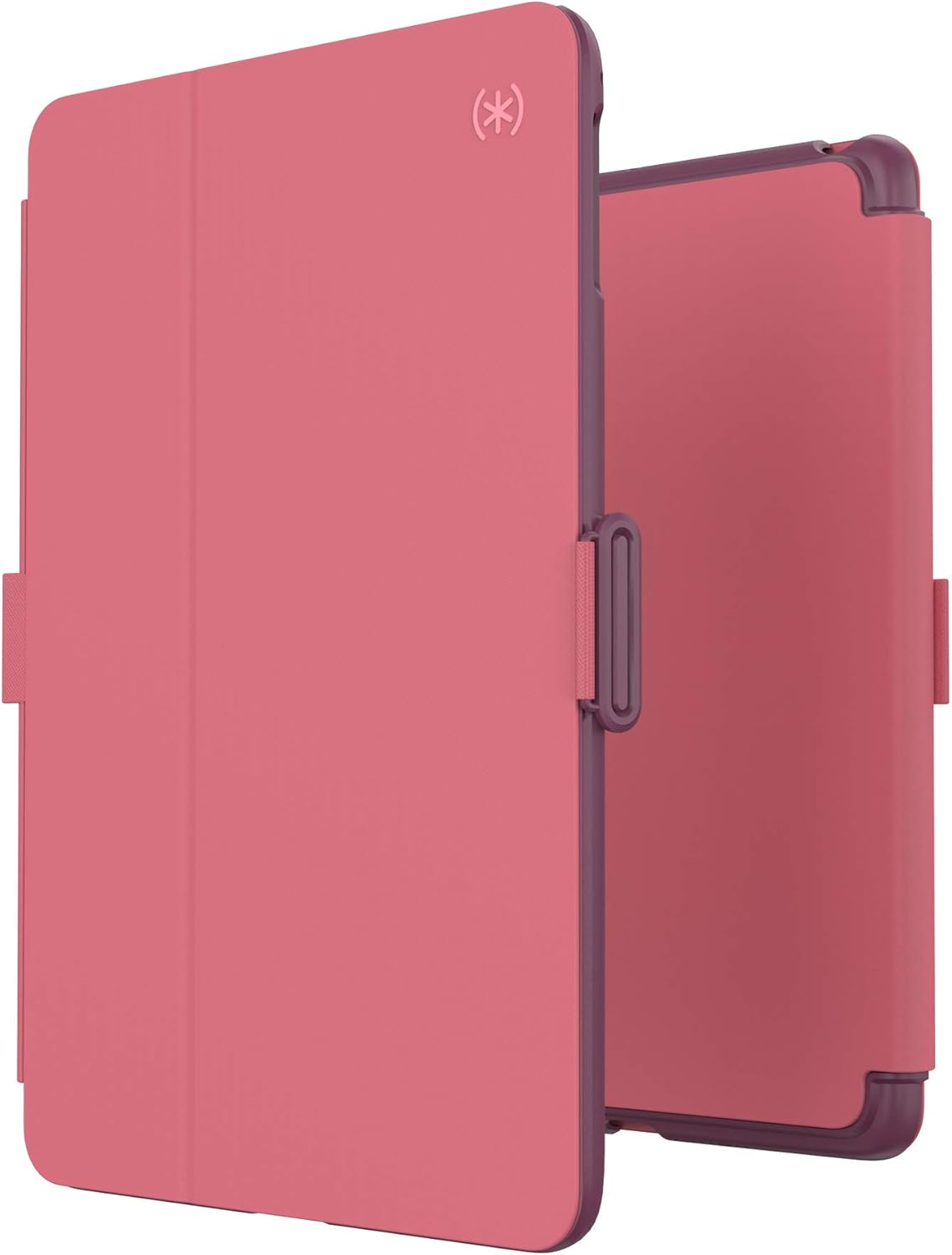 Speck Products Balance Folio iPad mini 2021/iPad Mini 4/iPad mini 5 Case and Stand, Royal Pink/Lush Burgundy