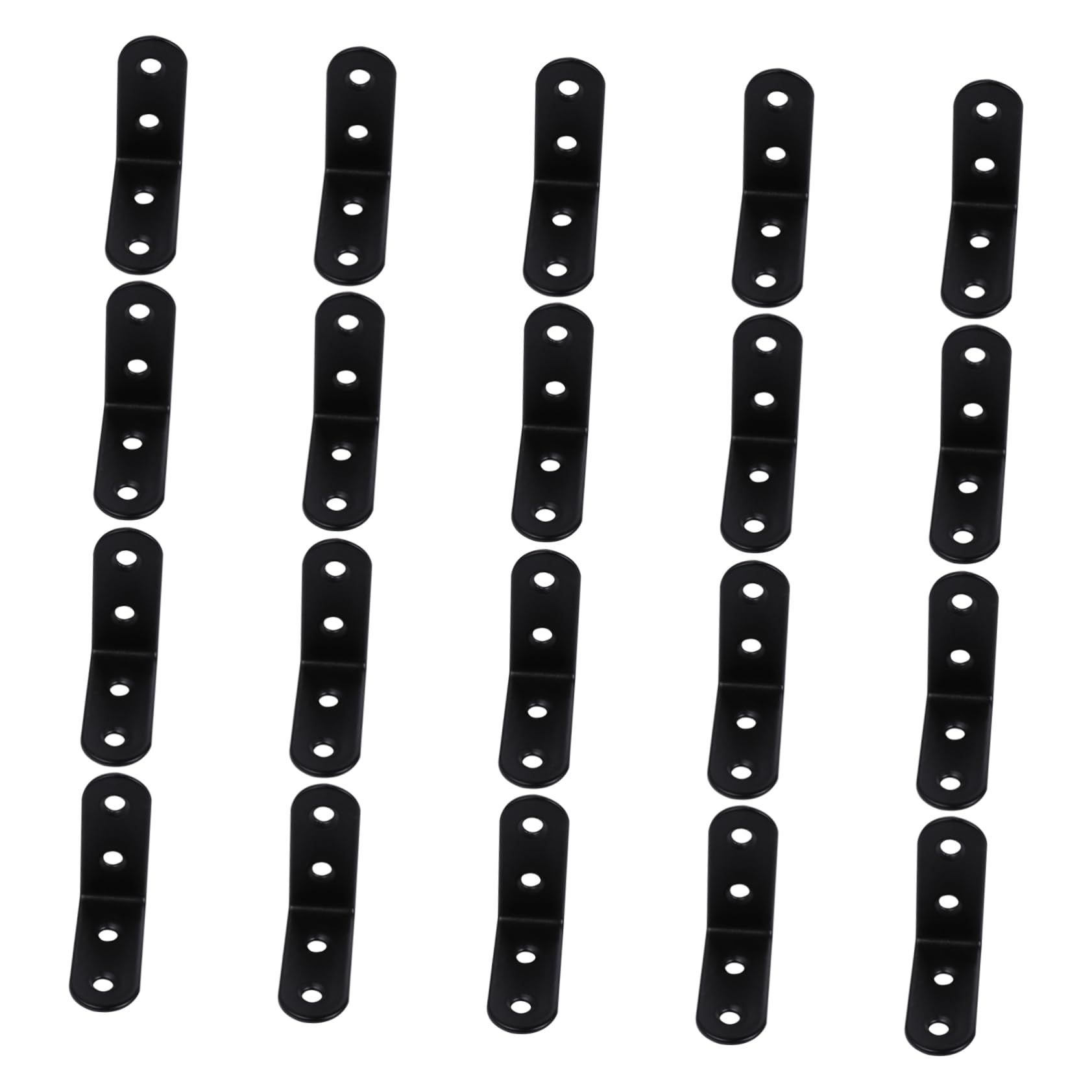 LIFKOME 20pcs Stainless Steel Corner Bracket Heavy Duty Brace for DIY for Furniture Cabinet Reinforcement