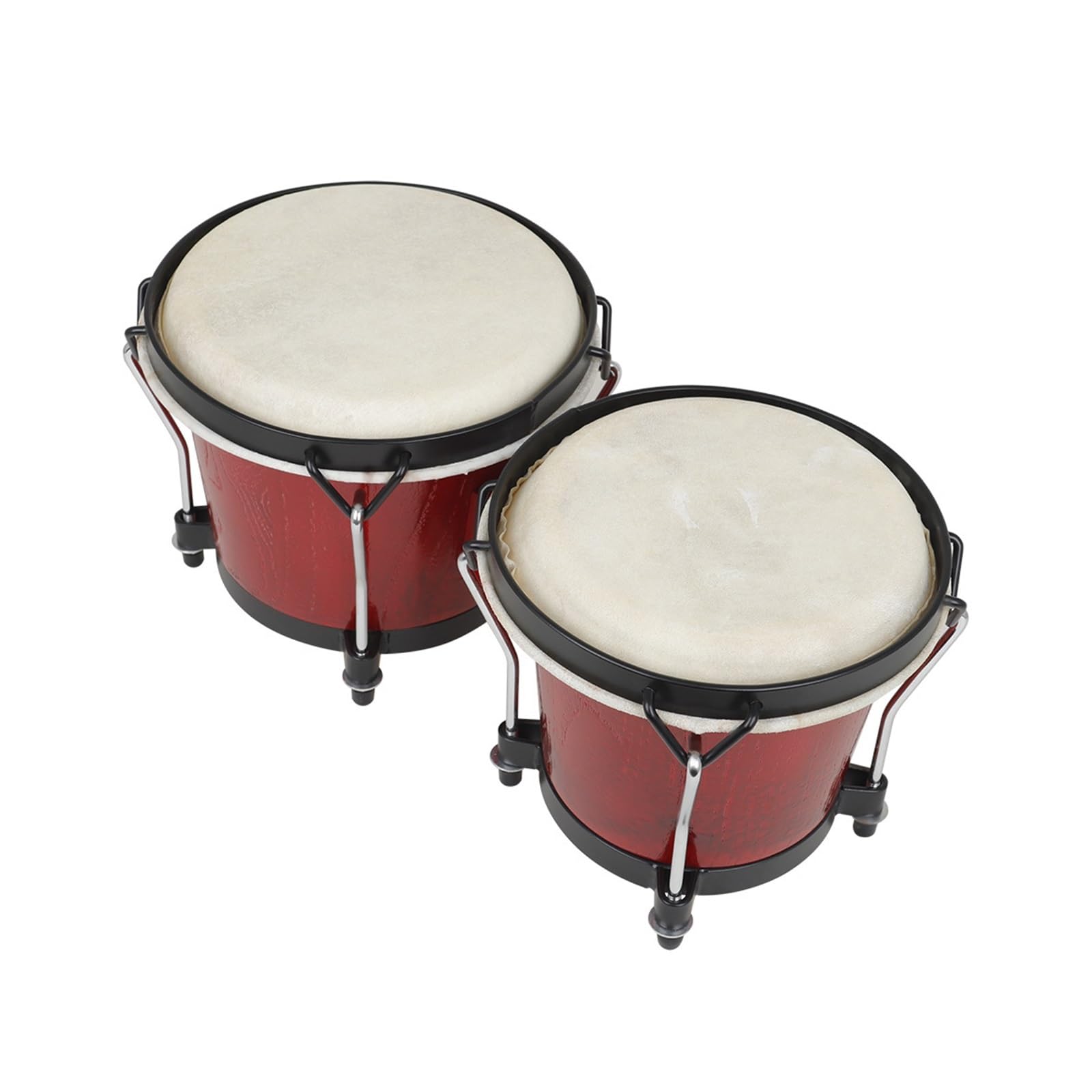 Bongos Tambor Bongo de madera maciza, tambor cubano, música estilo Jazz, instrumento Musical percusión grueso