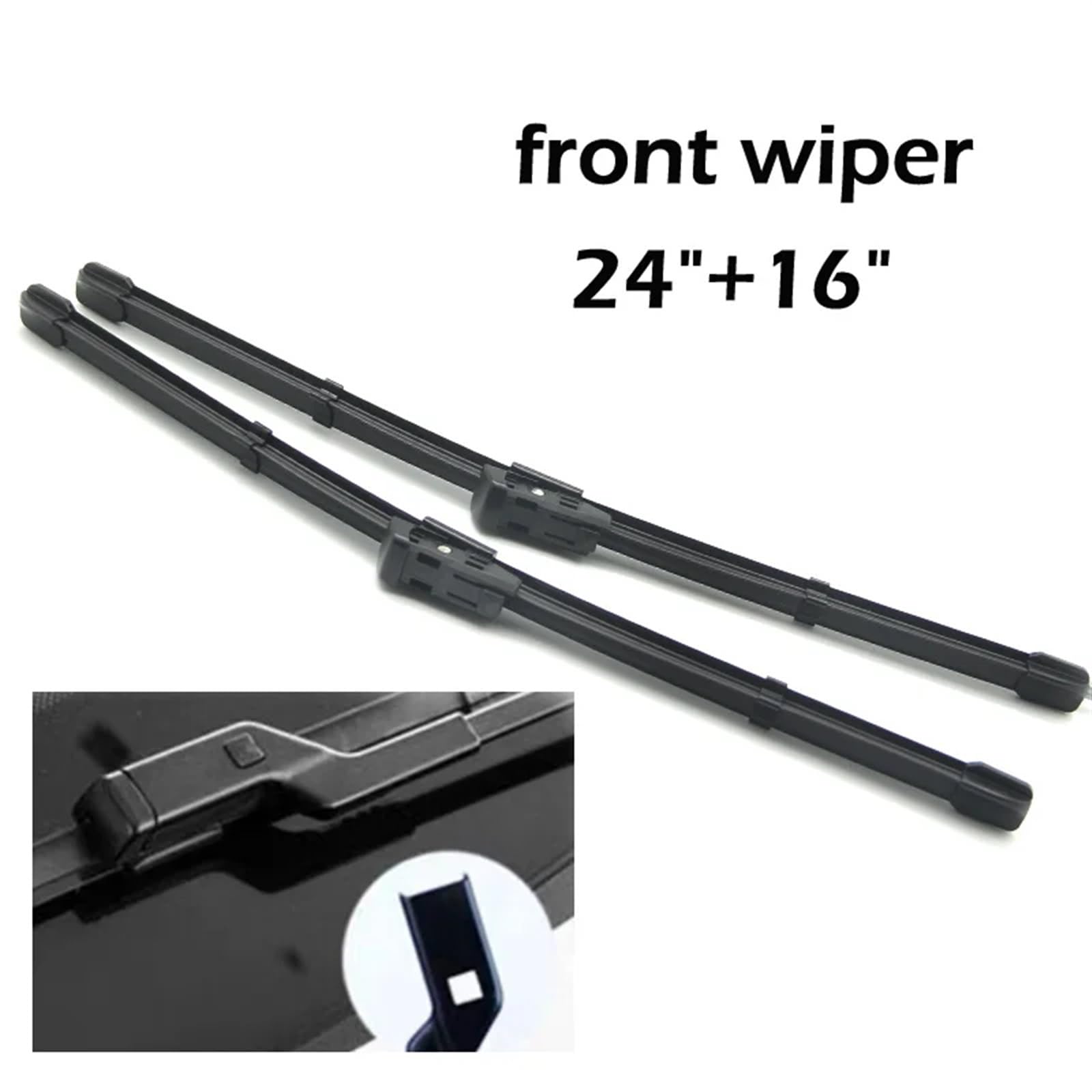 Limpiaparabrisas Coche Compatible Con VW Para UP 2011 2012 2013 2014 2015 2016 2017 Escobillas De Limpiaparabrisas Limpiaparabrisas Delantero Y Trasero Piezas De Automóvil 24 "16" 10 "