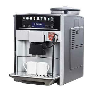 Coffee Machine Fully Automatic American Coffee Bean Coffee Machine Grinding and Brewing Coffee Office Household Pp Material Power