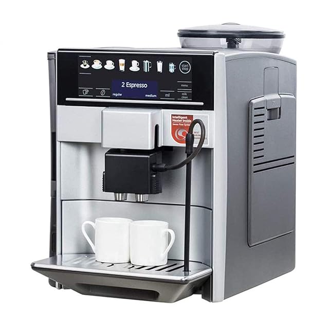 Coffee Machine Fully Automatic American Coffee Bean Coffee Machine Grinding and Brewing Coffee Office Household Pp Material Power