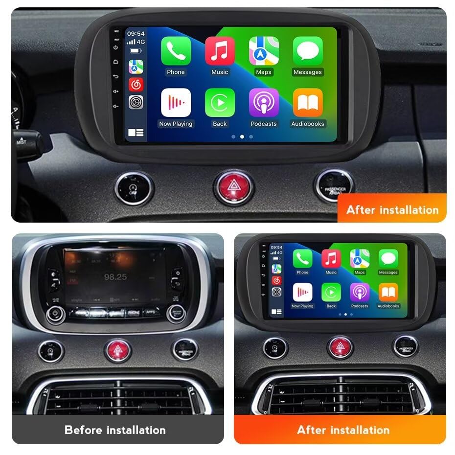 Amazon.com: Radio for Fiat 500x 2014 2015 2016 2017 2018 2019 2G+