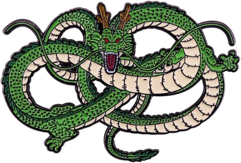 Summoning Dragon Enamel Pin Japanese Anime Dragon Ball Badge Horror Animal Dragon Brooch Clothes Bags Hat Accessories
