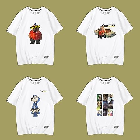 Amazon Omsr オッドタクシー Tシャツ 半袖 夏服 アニメ キャラクター 小戸川 常連さん 白川 田中 トップス 男の子 女の子 プレゼント 柔らかい ハロウィン クリスマス 変装 仮装 学園祭 文化祭 イベント 06 Xxl コスプレ 仮装 通販