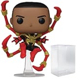 Marvel: Spider-Man Comics - Miles Morales Iron Spider Limited Edition Chase Funko Vinyl Figure (Bundled with Compatible Box Protector Case), Multicolored, 3.75 inches