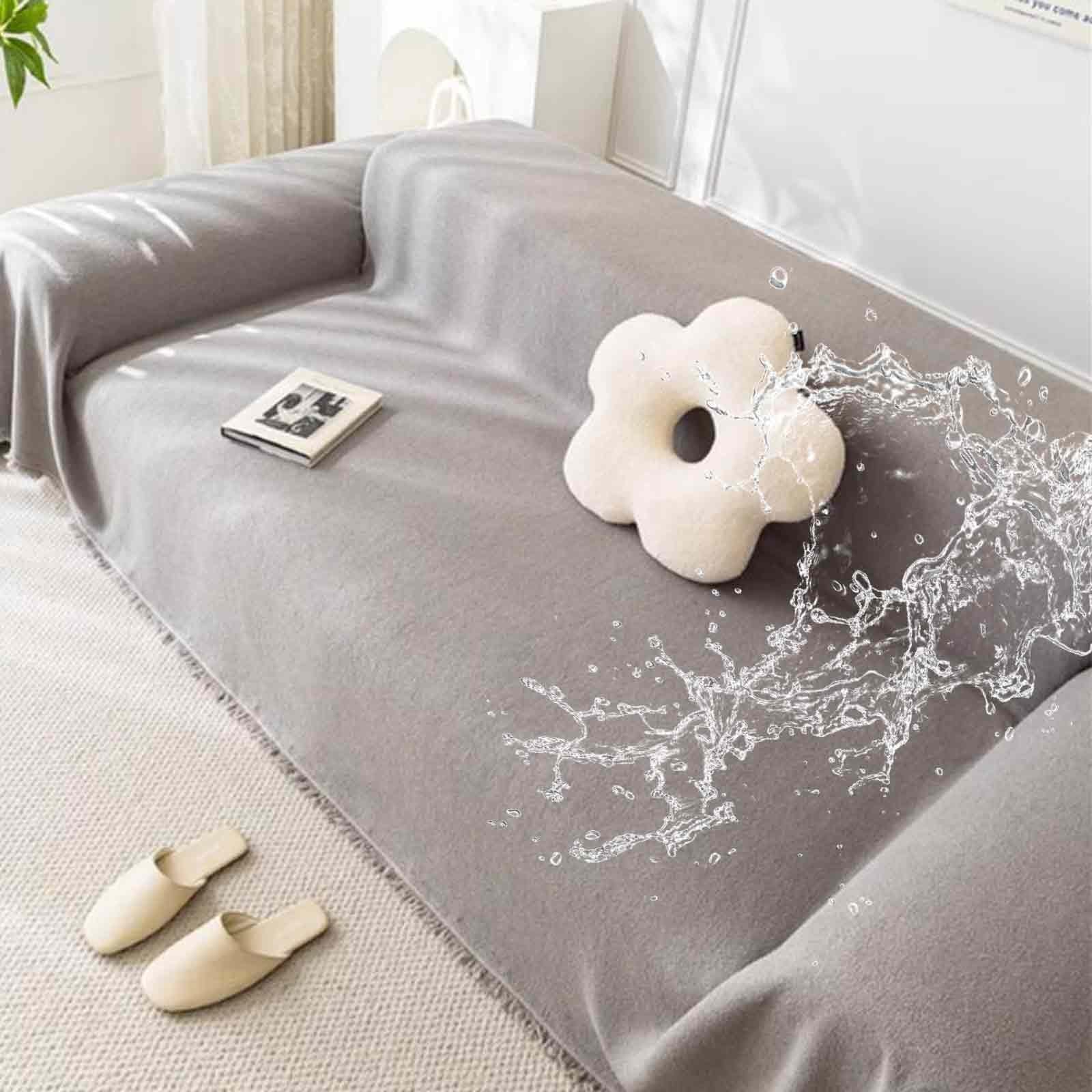 Sofa Cover 3/4/2/1 Seater Waterproof Sofa Covers Chaise Longue Sofa Covers Anti Cats Sofa Cover L/U Shape Covers Sofa Covers Throw Sofa Covers (#27x230cm)