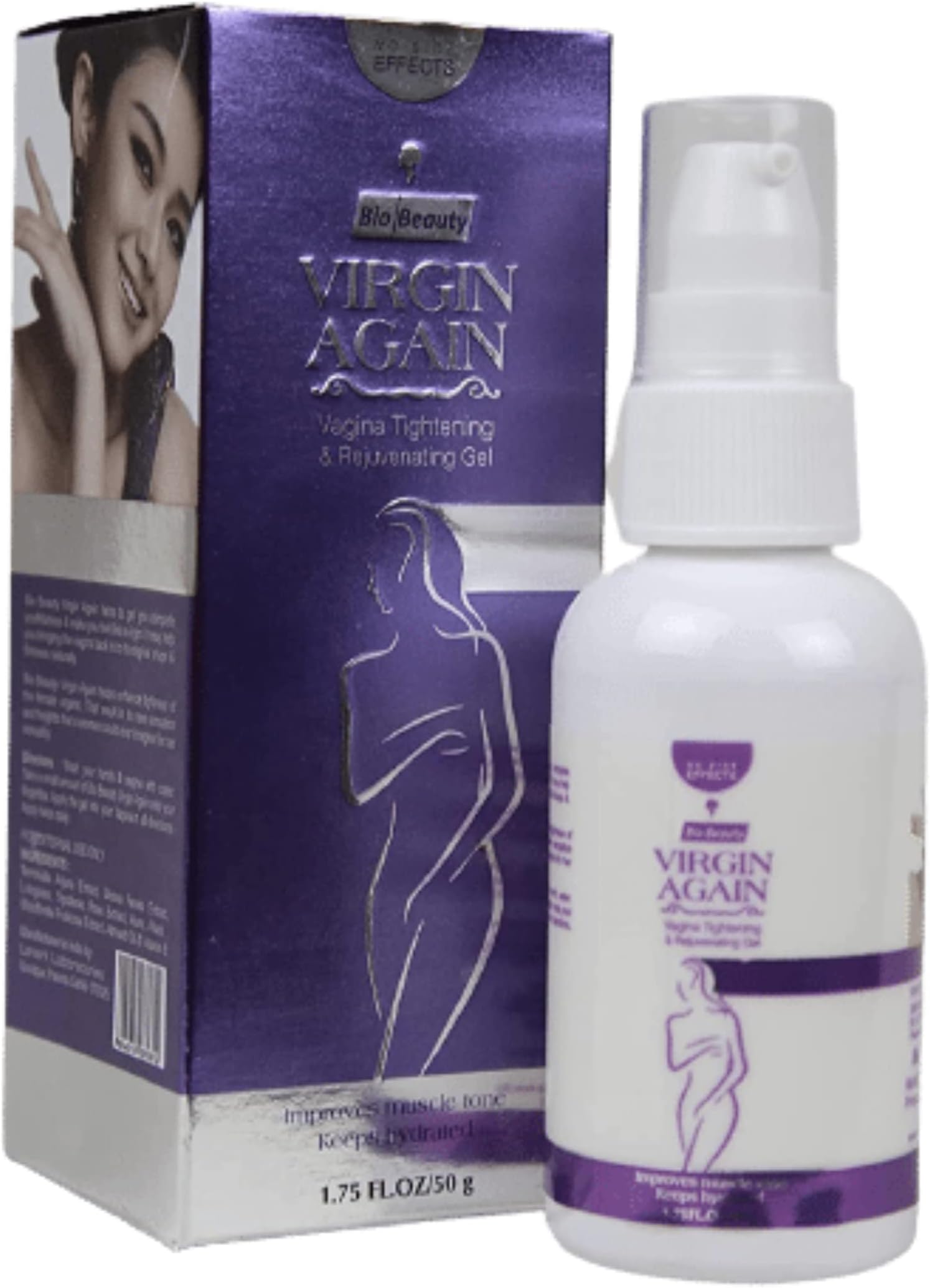 Virgin Again Tightening Gel Lotion Tight Loose Gel Feel Cream Feel Young Again Intimate Cream (1.75 fl Oz) 50gm Women, Blue
