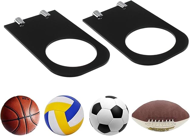 2 Pièces Support De Football Acrylique, Acrylique Support Balle, Ball Support Présentoir, Pour Ballon De Rugby Présentoirs à Billes Pour Basketball Football Volleyball Ballon Rugby Ball (Transparent