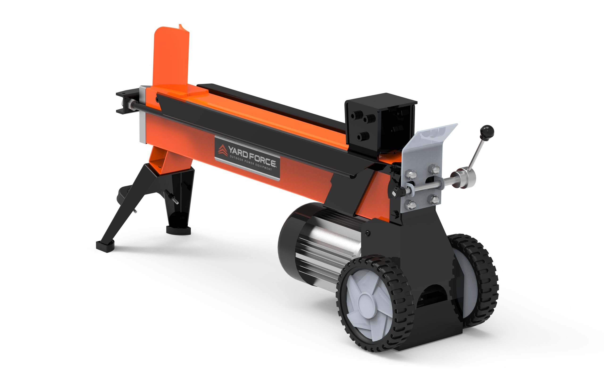 Yard Force Fendeuse de bûches électrique de 5 tonnes, moteur de 15 A, fend les bûches jusqu'à 53,3 x 25,4 cm, compact et facile à transporter, garantie de 2 ans