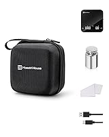 Vista 1 de Maestri House Mini Coffee Scale Barista Kit with 100g Calibration Weight & Carrying Case, Rechargeable Espresso Scale with Timer, 0.1g Precision 2kg