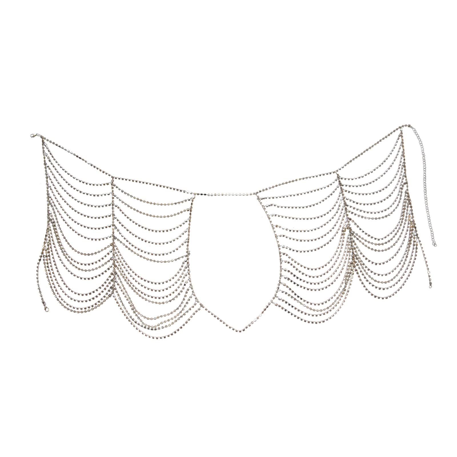 Cadena de cintura sexy con borla de circonia para regalar 7
