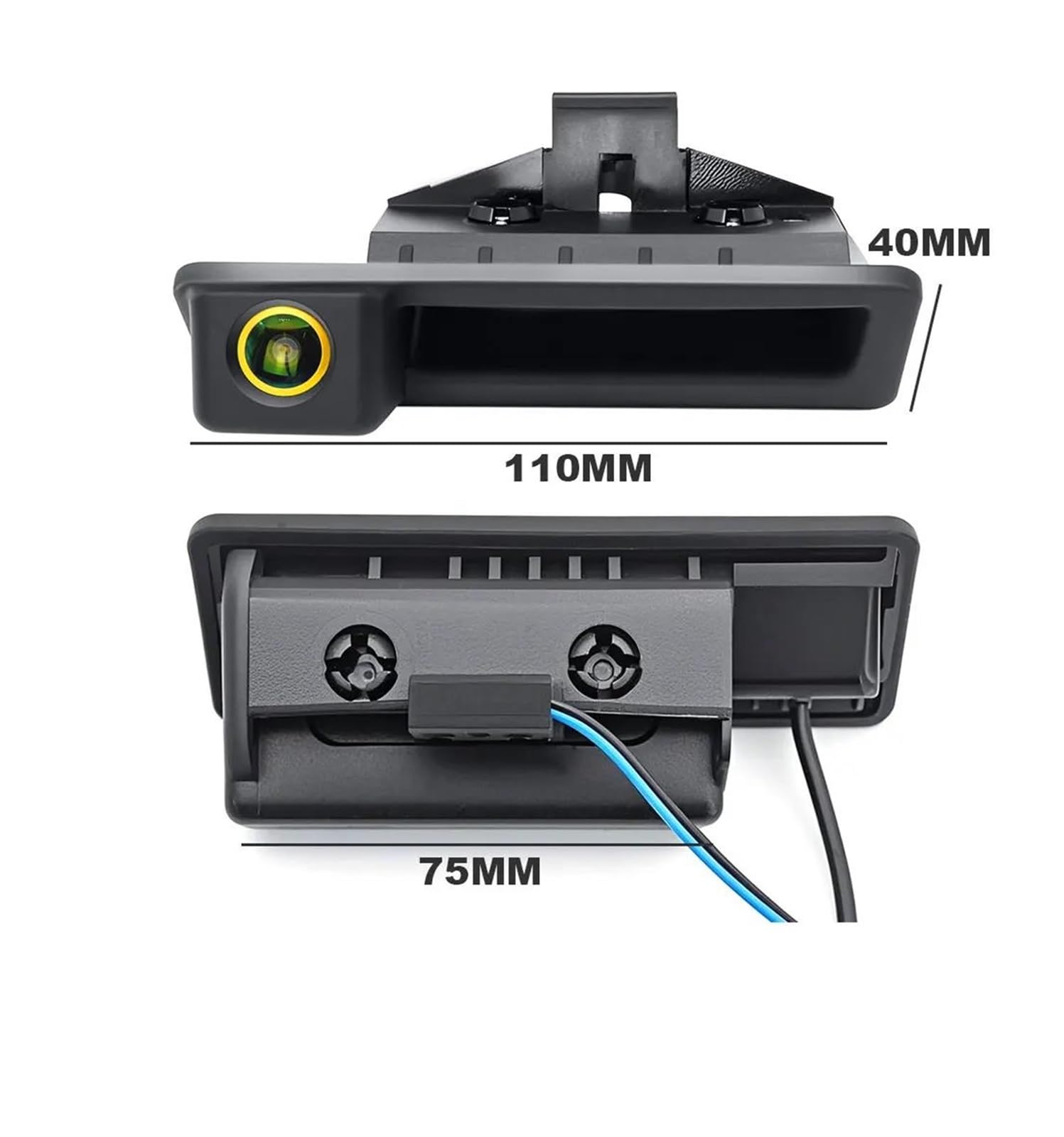 Zamiennik kamery cofania kamery cofania do BMW X1 X3 E39 E53 E82 E88 E84 E90 E91 E92 E93 E60 E61 E70 E71 E72 Backup Reverse AHD 2K zestaw kamer cofania typu rybie oko (1080P) )(7200) P)