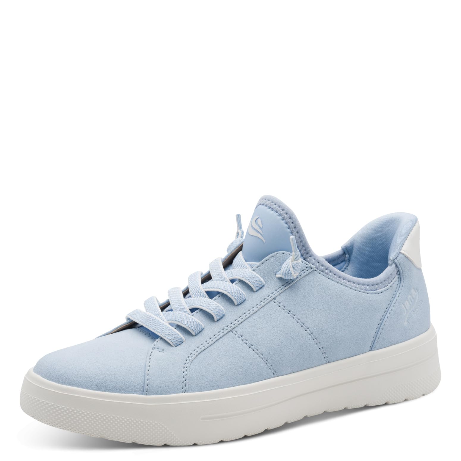 Jana Women's Low Vegan 8-23764-45 Trainers, Denim, 37 EU