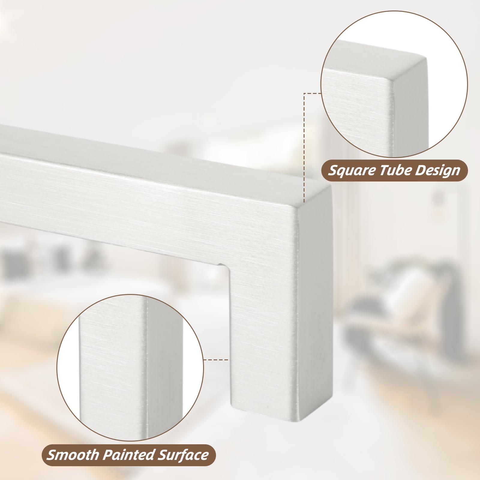 APACALI 14 Pack Kitchen Cupboard Handles, 160mm Kitchen Door Handles, Stainless Steel Kitchen Cabinet Handles - Image 3