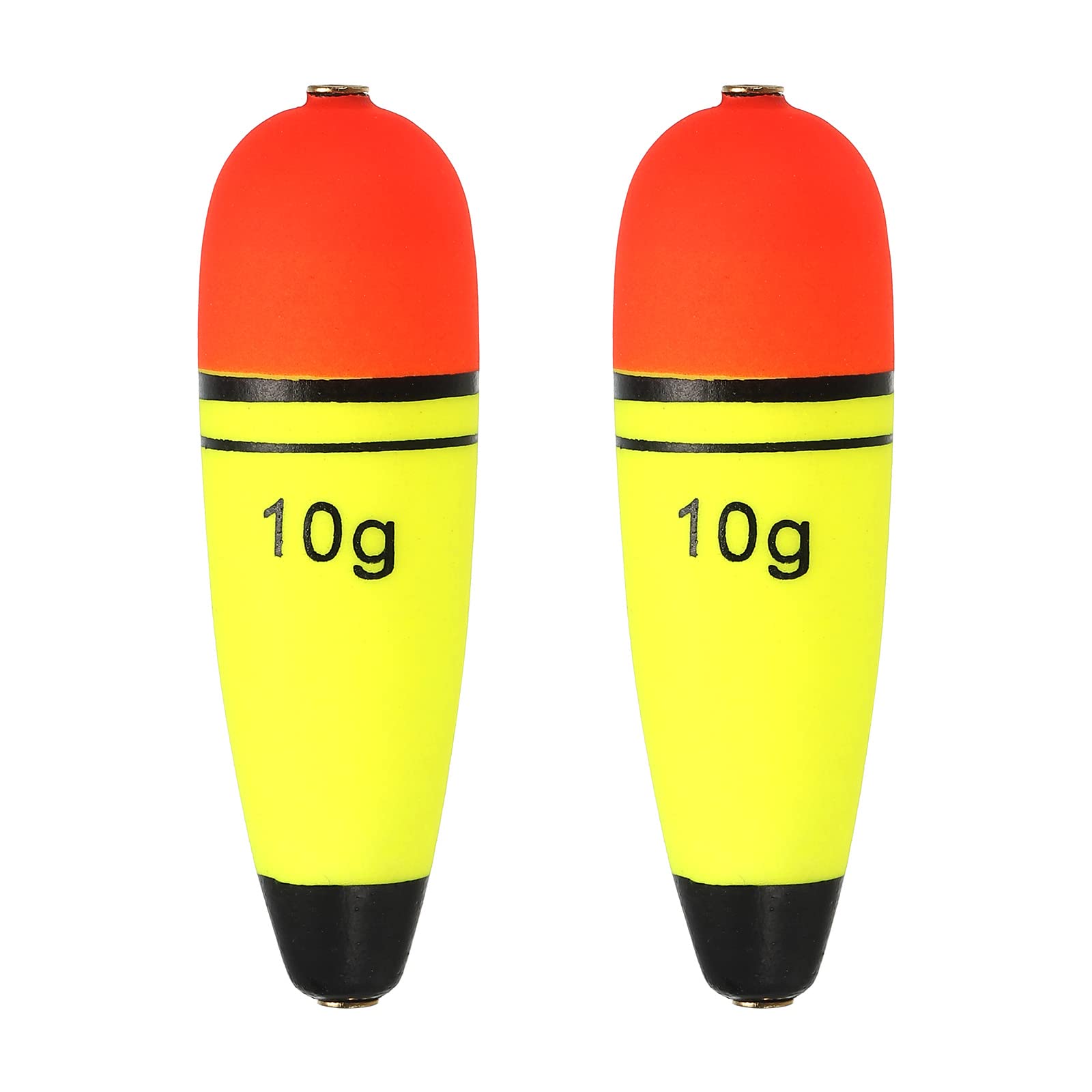 Flotteurs De Pêche EVA - Lot De 2, Flottabilité 10g, Longueur 73mm - Pour Pêche En Mer Et Eau Douce, Compatible Bâton Lumineux