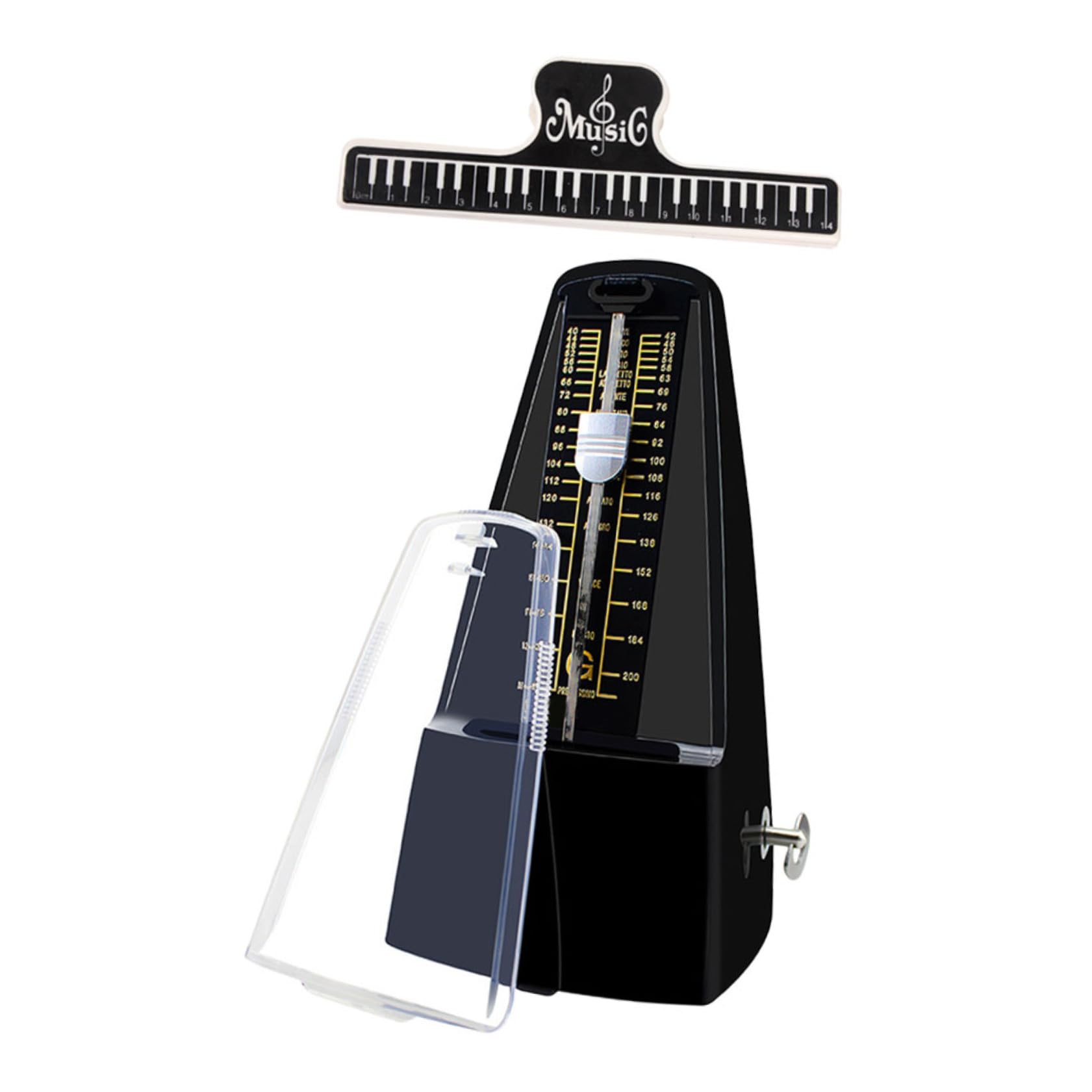 UPKOCH 1set Meccanico Per Chitarra Pianoforte e Batteria Design Antisismico Con Clip Per Spartiti Strumento Per Pratiche Professionali e Principianti