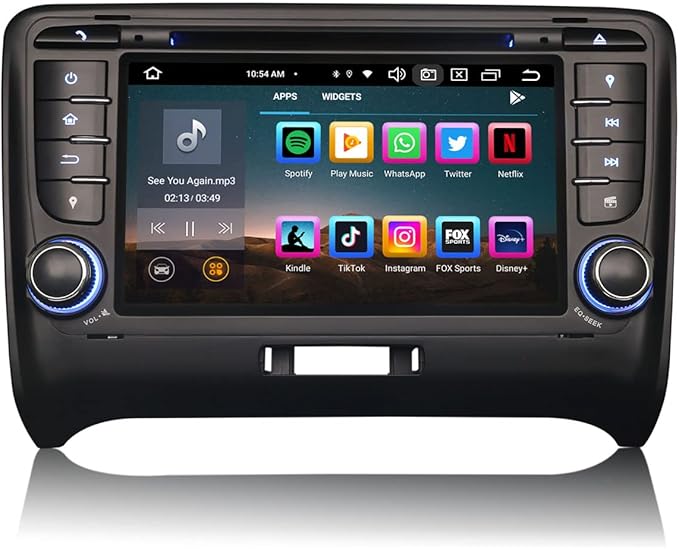 Erisin Android 13 8Kern 4GB RAM+64GB ROM Autoradio Mit GPS Navi für