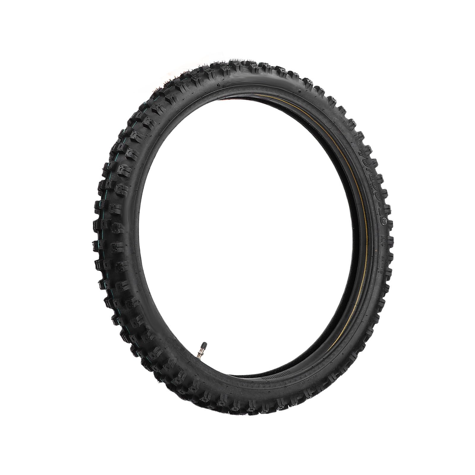 70 100 19 Pneumatico Anteriore e Camera d'aria, Ricambio per Sur Ron Off Road Dirt Pit Bike Motocross Enduro, con Disegno del Battistrada a Particelle Grandi e Fianco Rinforzato
