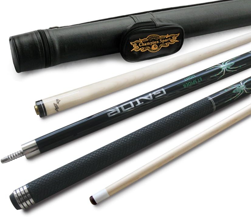 Champion Spider Billiards Maple Pool Cue Stick 1821 oz